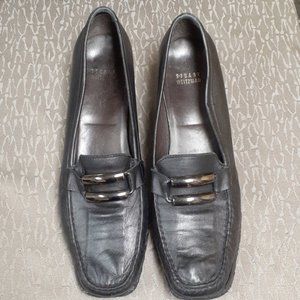 Stuart Weitzmen wedge heel loafer Black sz 41 / 11